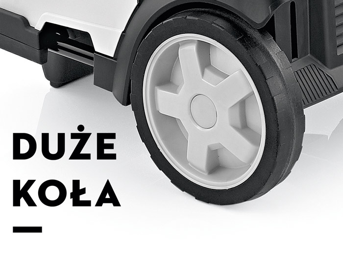 Duże koła w myjce STIHL RE 462 plus
